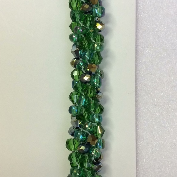 FINAL SALE PRICE OOAK Lia Rosa Designs Set in Green, Blue & Bronze - Picture 3 of 6